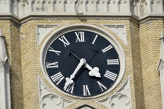 catholic, church tower, landmark, time, hour, analog clock, clock, hand, minute, architecture