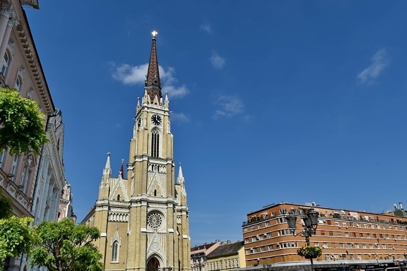 centrul orasului, atracţie turistică, Biserica, Catedrala, religie, Turnul, arhitectura, clădire, vechi, oraș