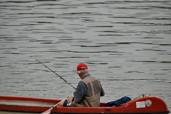 fishing, fishing boat, man, competition, water, boat, oar, watercraft, river, vehicle