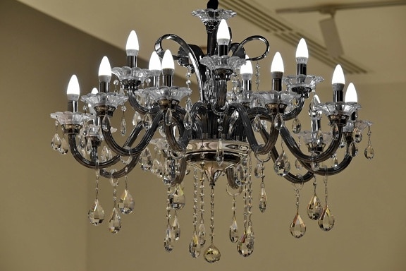 antiquity, baroque, crystal, chandelier, lamp, luxury, decoration, design, art, candle