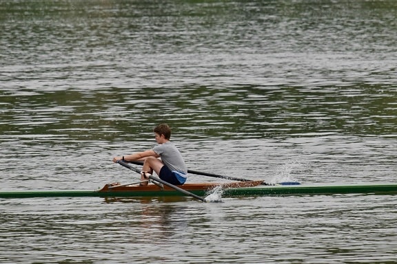 water, river, oar, race, paddle, competition, recreation, athlete, sport, leisure