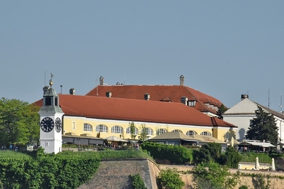 slott, Serbien, turistattraktion, arkitektur, Utomhus, dagsljus, Skapa, hus, staden, träd