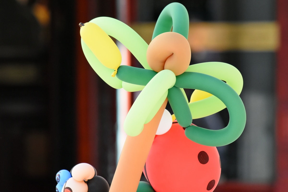 ballon, kleurrijke, creativiteit, buiten, speelgoed, helder, plezier, Kleur, schattig, kunst