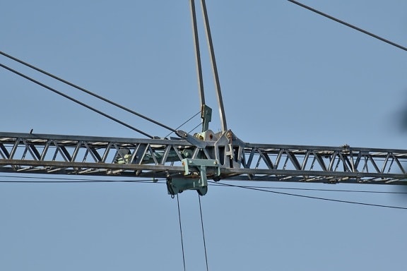 metalltråd, Crane, industri, enheten, kabel, stål, utstyr, konstruksjon, jern, høy