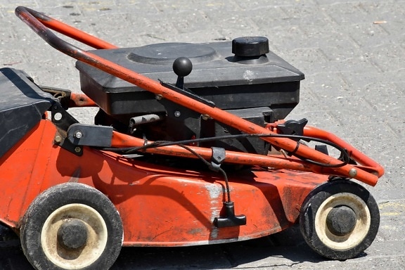 cortador de grama, máquina, veículo, ferramenta, Dirigir, motor, roda, estrada, ao ar livre, pneu