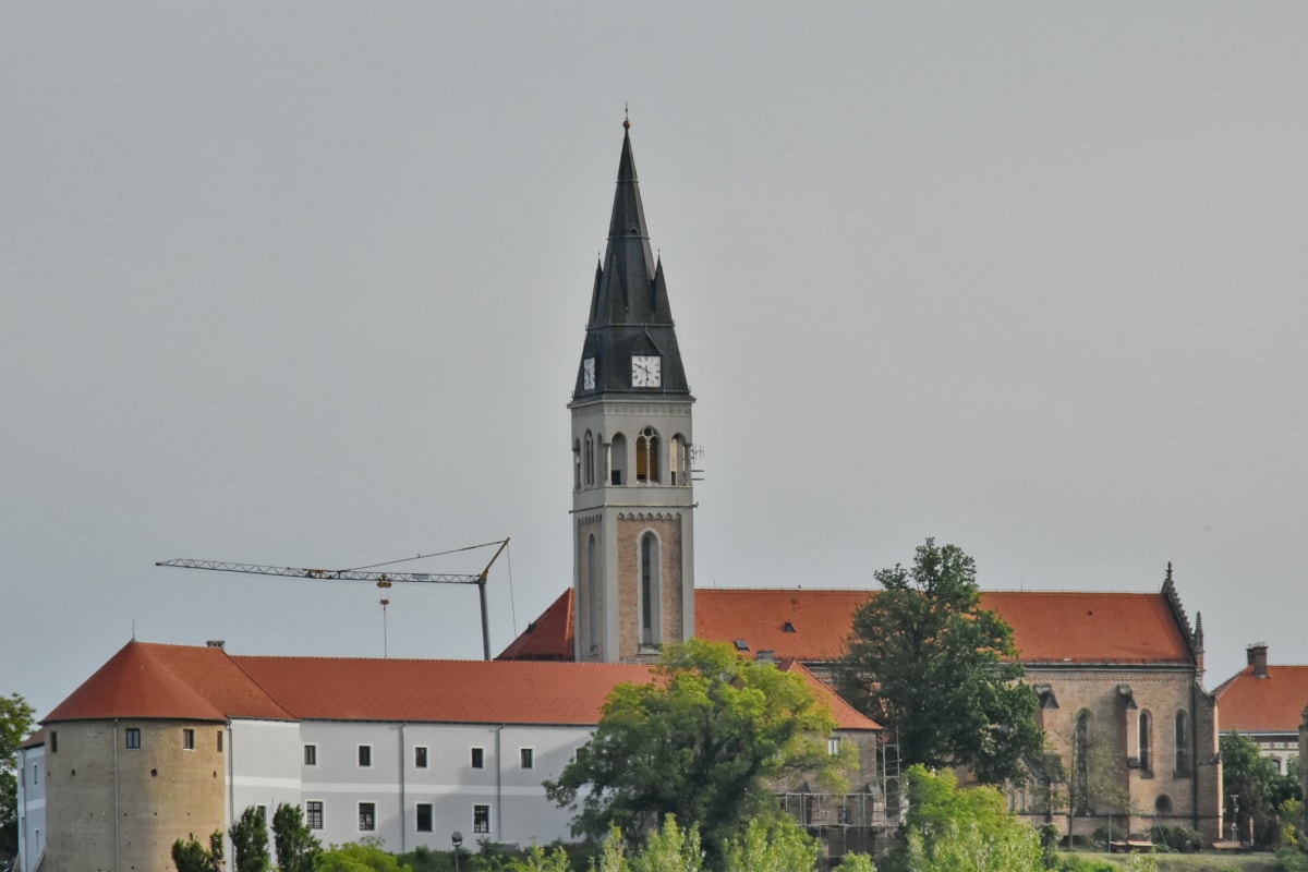lâu đài, Nhà thờ, Croatia, kiểu Gothic, thời Trung cổ, Nhà thờ, tháp, Nhà thờ, kiến trúc, trường đại học
