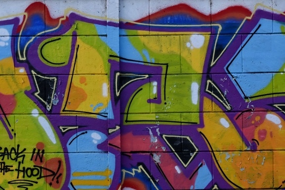 Spray, Airbrush, Vandalismus, Graffiti, Dekoration, Wand, Kunst, künstlerische, Wandbild, Abbildung