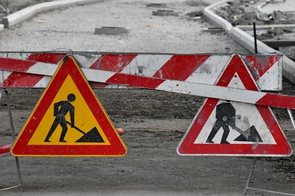 construction, sign, traffic control, caution, danger, traffic, warning, road, safety, street