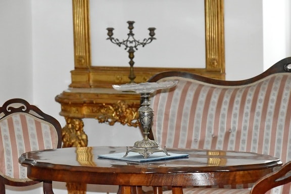 antichitate, baroc, elegant, lux, interior design, în interior, Antique, mobilier, scaun, Cameră
