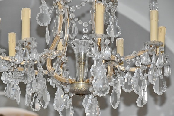 chandelier, decoration, luxury, crystal, vintage, design, shining, interior design, art, old