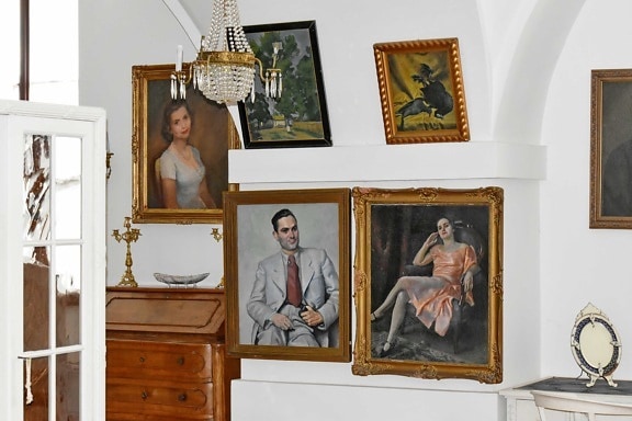 Barok, seni rupa, Galeri, dekorasi interior, di dalam ruangan, Mebel, lukisan, Kamar, museum, rumah