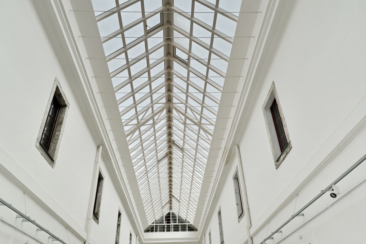Free Picture Atrium Ceiling Geometric Interior Design Roof