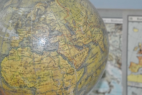 map, geography, globe, earth, representation, atlas, sphere, old, location, world