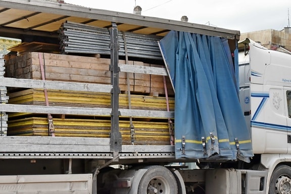 cargo, shipment, trailer, industry, truck, logistics, transport, heavy, business, vehicle