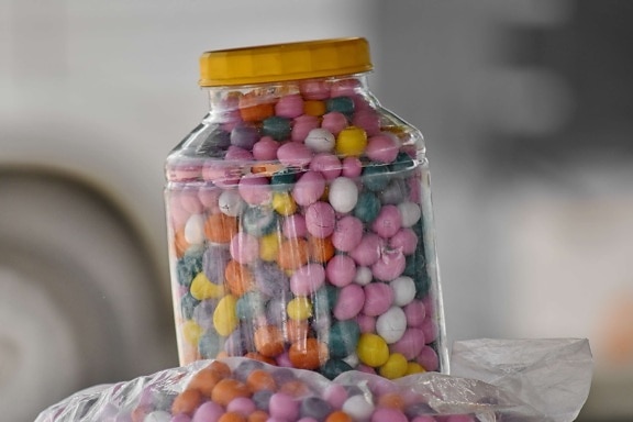 candy, jar, confectionery, container, food, color, sugar, health, vertical, many