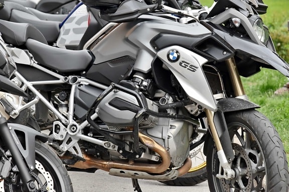 BMW motorcycle, wheel, chrome, vehicle, bike, transportation, motorbike, drive, fast, classic