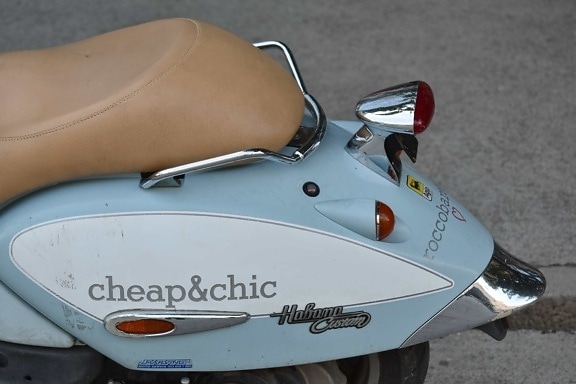 moped, motorcycle, nostalgia, seat, chrome, classic, conveyance, detail, details, device