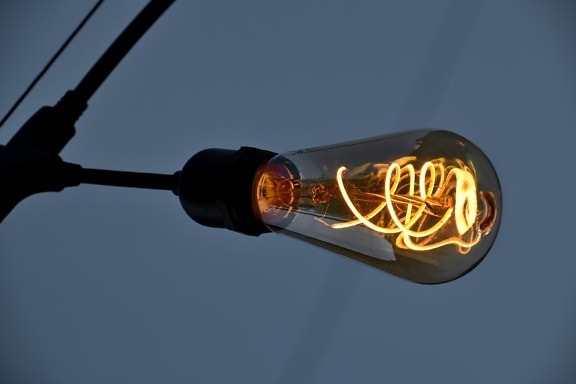 cable, light bulb, voltage, bright, dark, detail, details, device, electricity, energy
