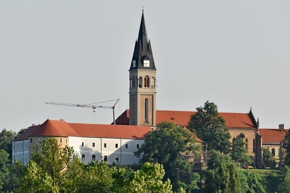 samostan Ivana Kapistrana, Ilok, Hrvatska, crkva, dvorac, zgrada, arhitektura, crkva, na otvorenom, stari