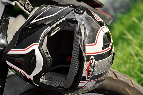 Detail, Moto-Cross, Schutz, Sicherheit, Helm, Transport, Fahrzeug, Sport, Chrom, Rad