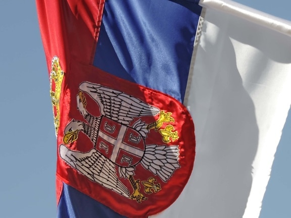 Pavilion, heraldica, Serbia, emblema, patriotismul, mândria, democraţie, Tara, în aer liber, Simbol