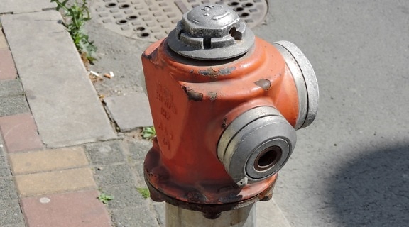 liatina, hydrant, oceľ, bezpečnosť, staré, pouličné, priemysel, Vybavenie, tlak, Technológia