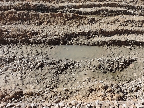 terre en friche, boue, Pierre, sol, sable, texture, sale, sol, Rough, à l’extérieur