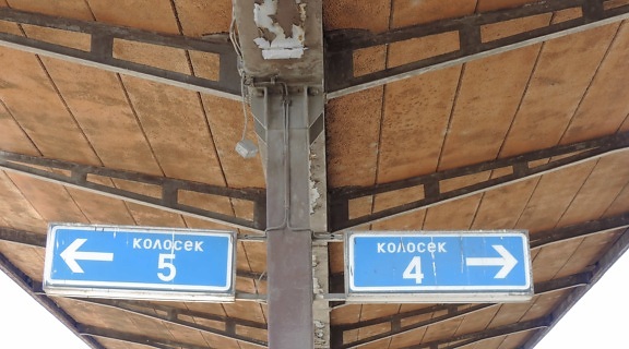 strop, nostalgija, Srbija, znak, kolodvor, zgrada, arhitektura, signala, drvo, na otvorenom