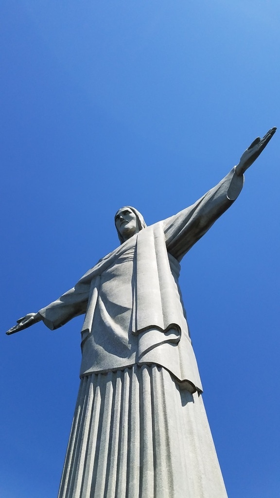Christus, Christentum, Wahrzeichen, Rio De janeiro, Skulptur, Architektur, Statue, im freien, Kunst, Vogel