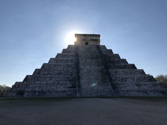 pyramid, ancient, fortress, architecture, stone, history, step, archaeology, monument, outdoors