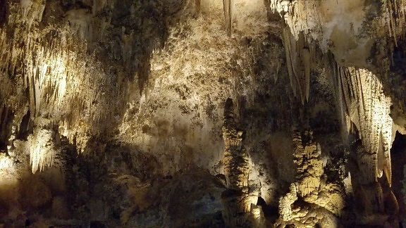 cave, formation, limestone, underground, dark, inside, light, art, exploration, deep