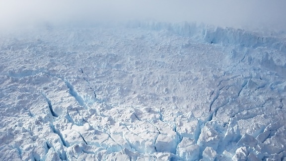 congelado, cristal de gelo, campo de gelo, iceberg, névoa, Nevado, ao mesmo tempo, cristal, neve, gelo