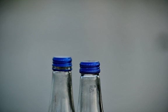 bouteilles, transparent, conteneur, verre, nature morte, pureté, réflexion, recyclage, claire, bouteille