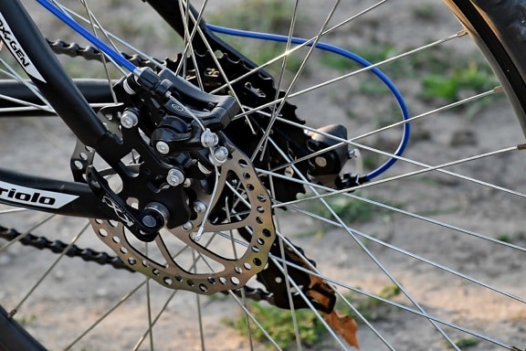 bicycle, chain, gearshift, tire, gear, bike, brake, sport, wheel, equipment