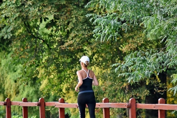 fitness, jogging, pretty girl, young woman, outdoors, tree, woman, leisure, recreation, summer