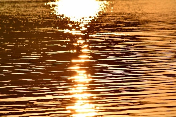 ocean, reflection, sunrays, sunrise, sunset, water, sun, dawn, abstract, evening