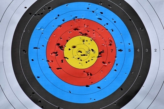 center, archery, target, round, precision, illustration, circular, luck, leisure, art