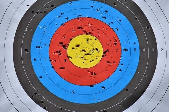 center, circle, target, archery, round, precision, leisure, circular, illustration, structure
