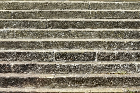 tangga, pola, permukaan, lama, batu, tekstur, dinding, semen, kasar, latar belakang