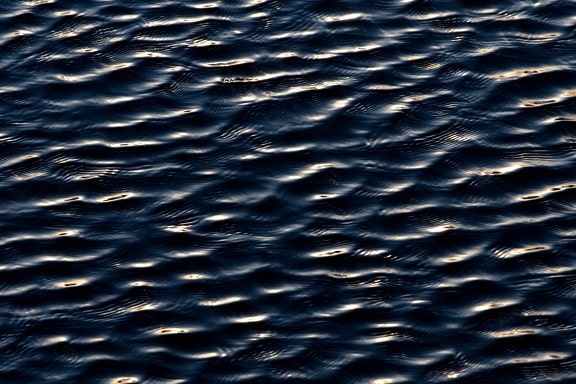 dark, dark blue, liquid, shadow, surface, waves, texture, ripple, water, ocean