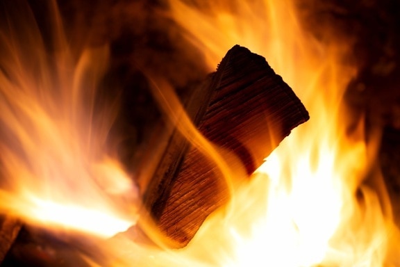 feu de camp, feu, bois de chauffage, brûler, feu, chaleur, cheminée, flamme, fumée, chaud
