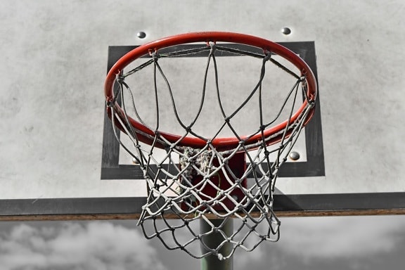 basketball court, web, basketball, basket, sport, recreation, game, playground, object, detail