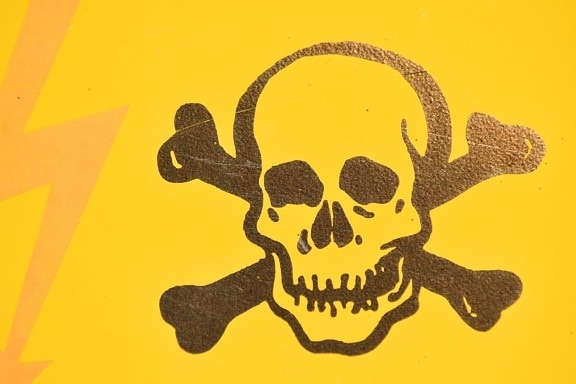danger, electricity, sign, skull, warning, illustration, art, retro, symbol, sketch