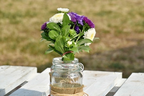 Arrangement, bouquet, Bureau, pot, ombre, vase, fleurs, nature, décoration, fleur