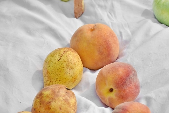fruit, pears, apricot, fresh, healthy, peach, food, nutrition, health, nature
