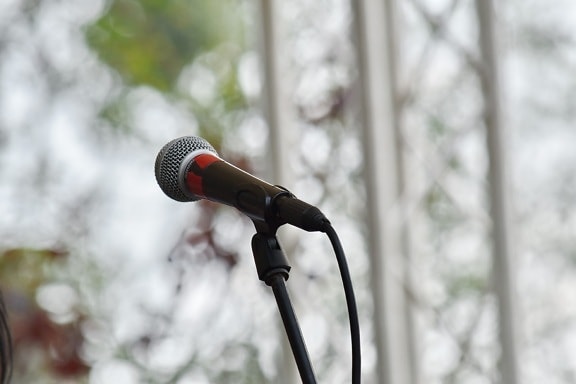cable, microphone, music, sound, device, concert, nature, outdoors, performance, festival