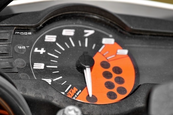 merapatkan, dasbor, detail, cepat, mengukur, Sepeda Motor, nomor, batas kecepatan, speedometer, perangkat