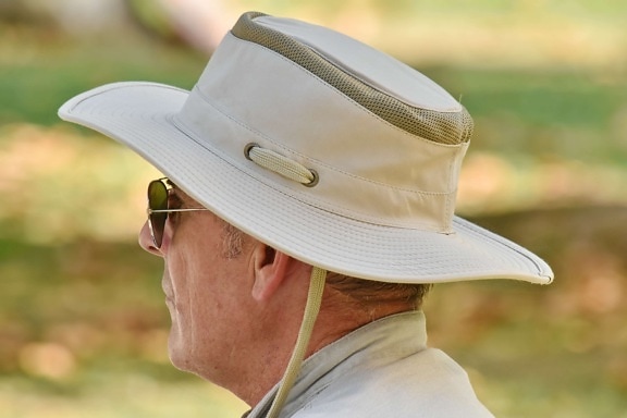 cowboy, gepensioneerde, portret, Senior, hoed, kleding, Ouderling, man, mensen, buitenshuis