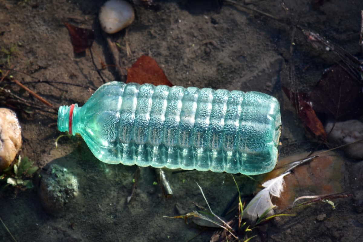 flaska, ekologi, sopor, sophämtning, plast, återvinning, avfall, vatten, naturen, miljö