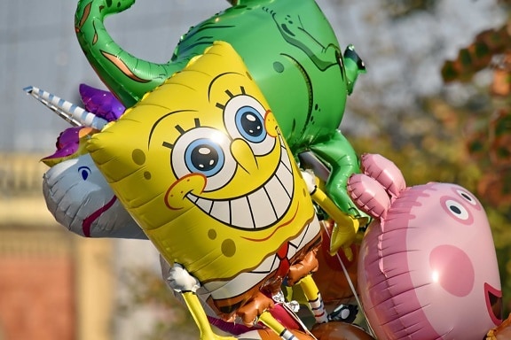 balloon, carnival, festival, helium, sunshine, toys, toy, fun, animal, smile